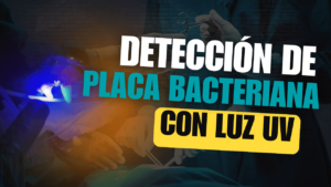 Detección placa bacteriana con luz azul